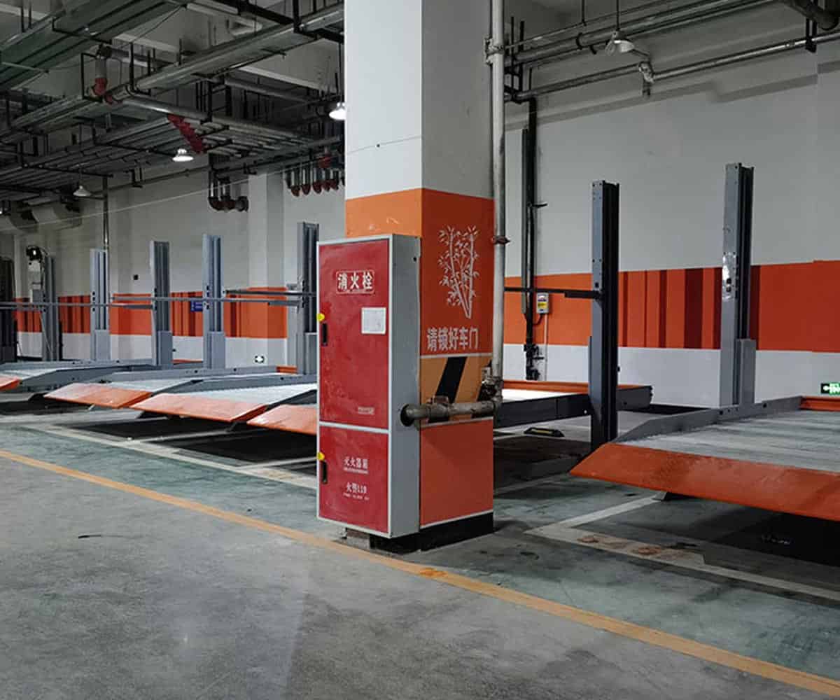 通道縣地下室升降式機械停車場二手