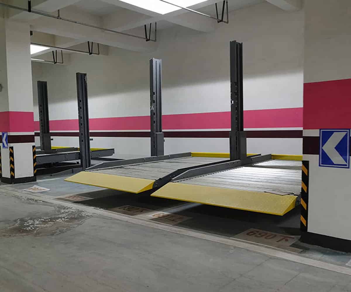 綏寧縣四柱簡易升降類立體停車安裝