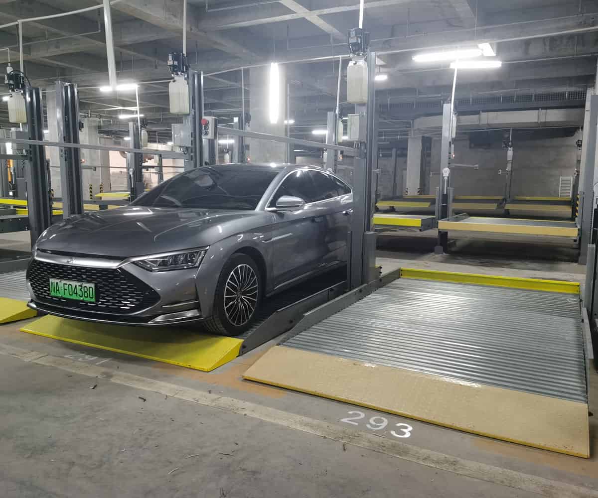 江永縣四柱簡易式立體車庫回收