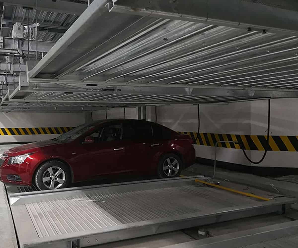 通道縣2層簡易類立體停車位安裝