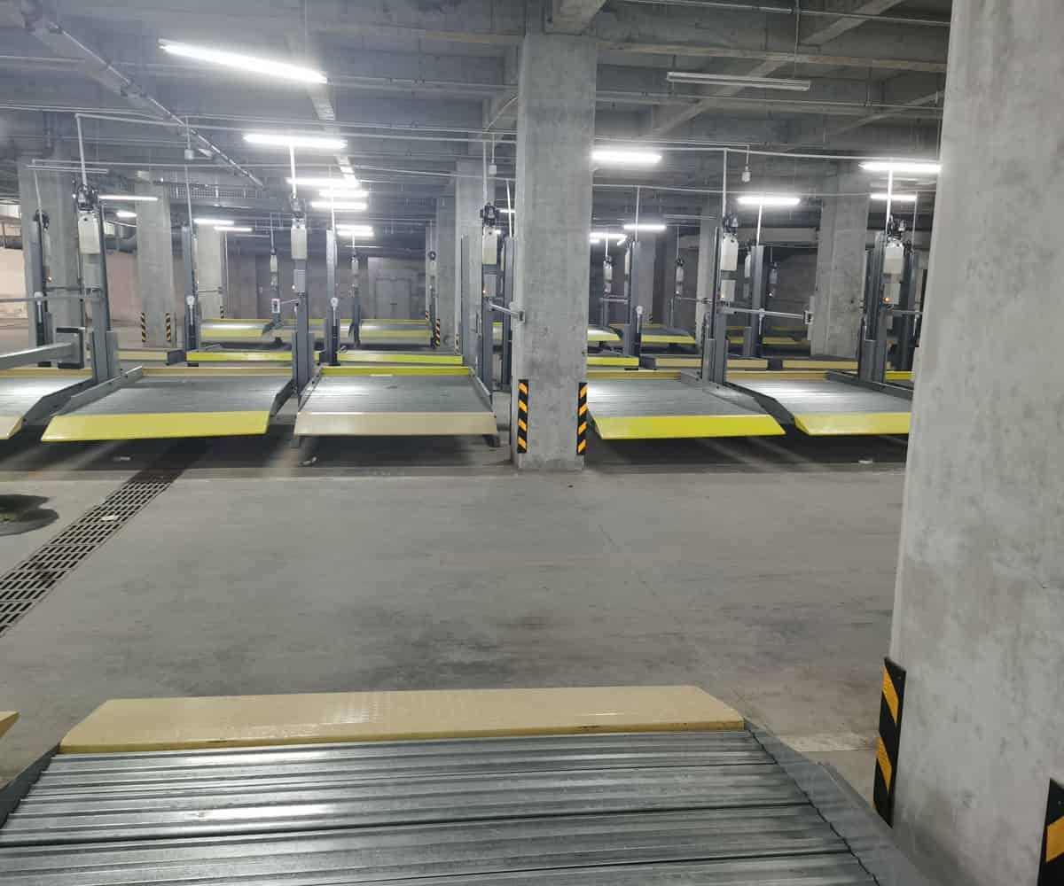 利川市2層簡易式機械停車場安裝