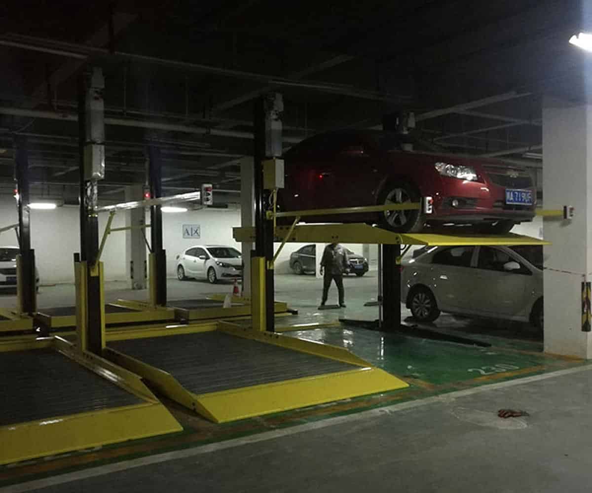 汨羅市雙層簡易升降機械立體停車設備價格