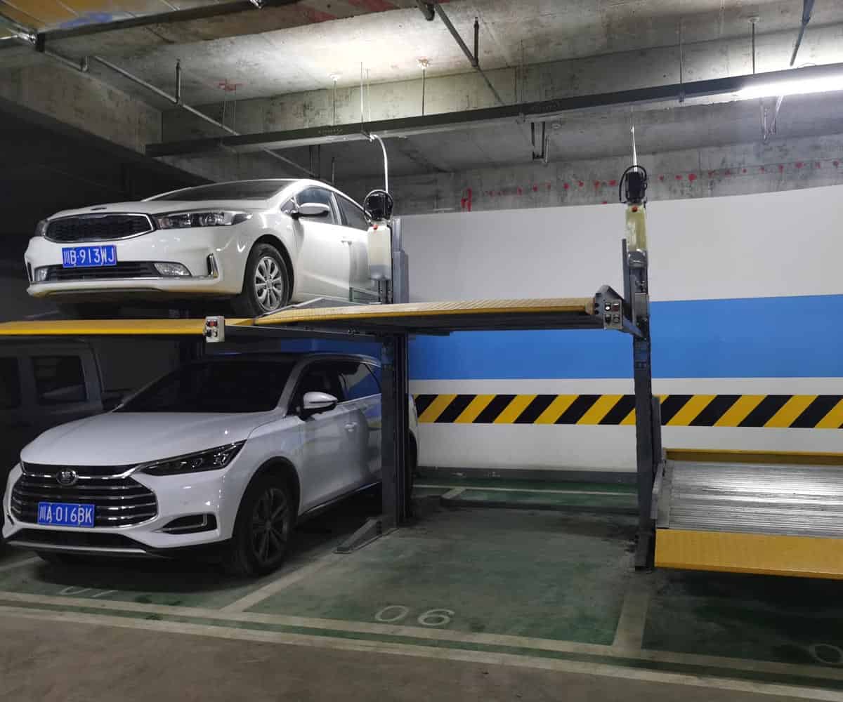 二層升降式立體停車場 二層升降式立體停車場