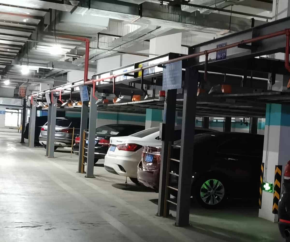 PJS四柱簡易升降機械式停車設備