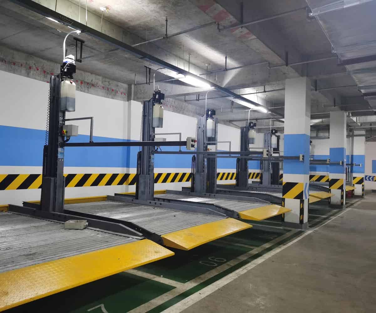 2層機械停車庫