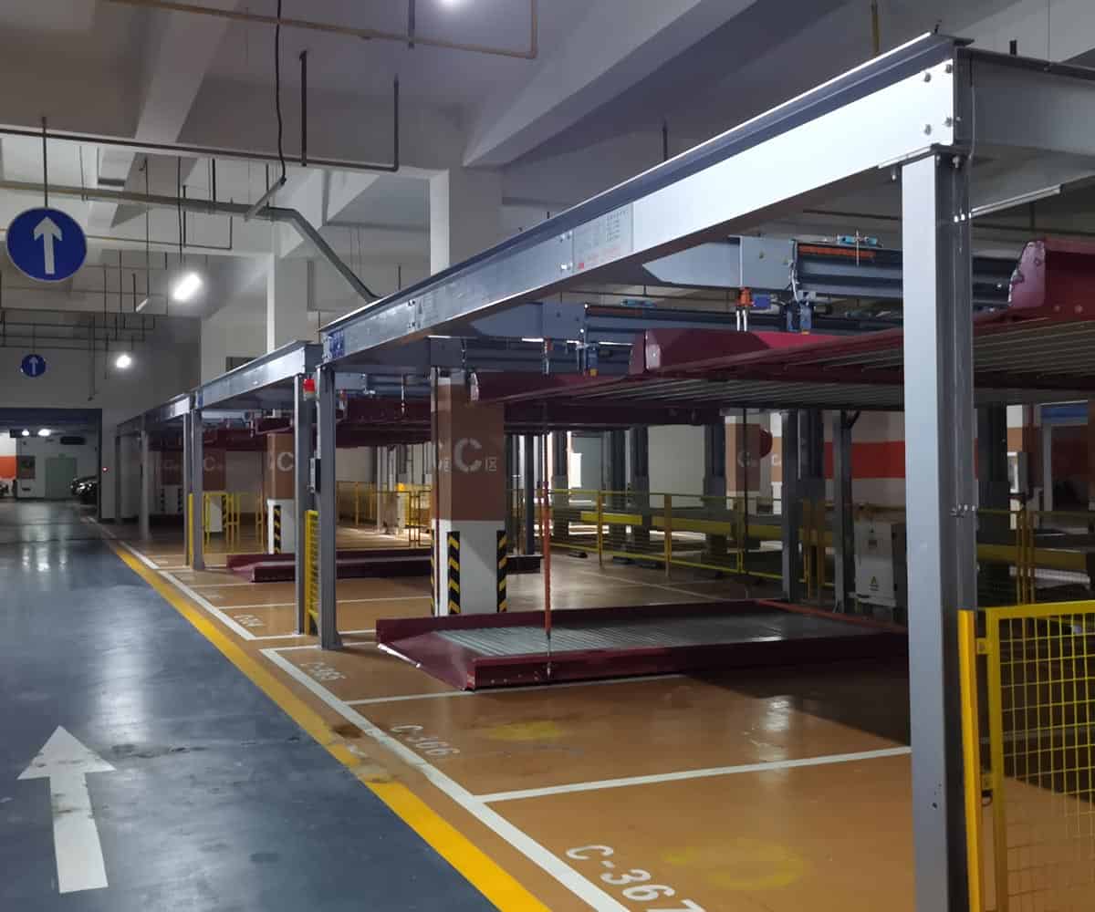 2層簡易升降類立體車庫停車設(shè)備