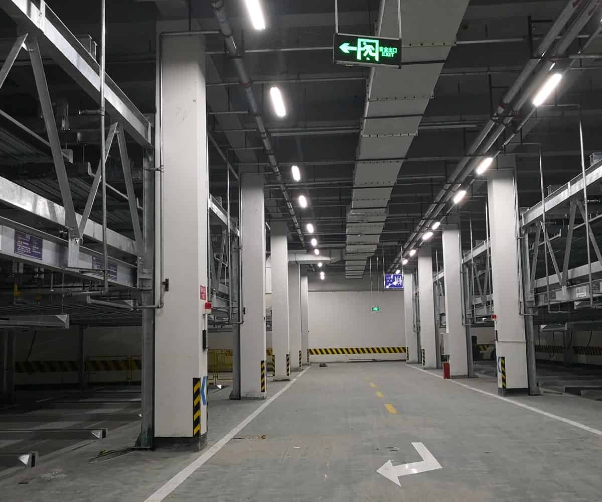 PSH5五層升降橫移機械式停車設備