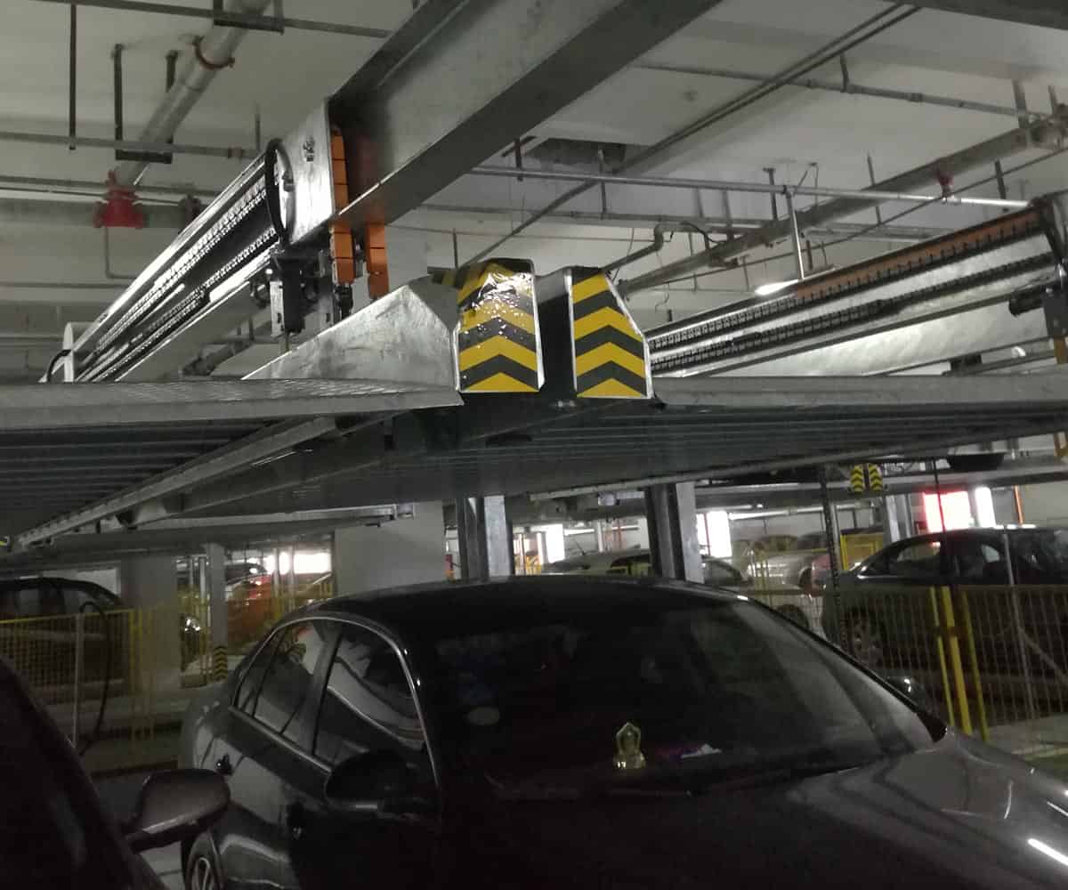 二層升降橫移式機(jī)械式停車位